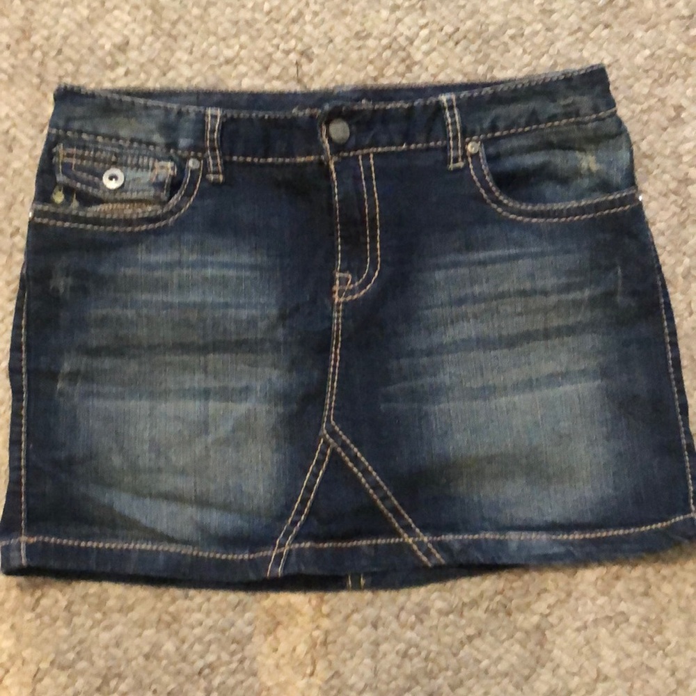 Denim miniskirt